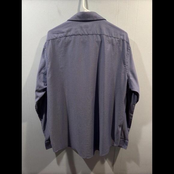 Mens Van Heusen Flex Slim Fit Stretch Long Sleeve Button Up Shirt, Size XL. Blue - Picture 2 of 3